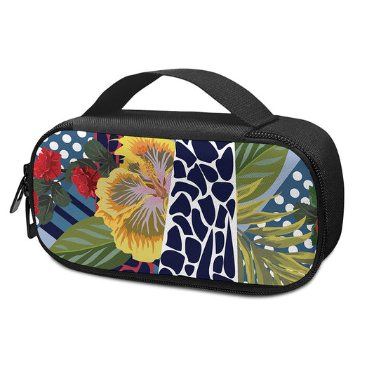 Exotic Patchwork Pattern Print Insulin Cooler Travel Case