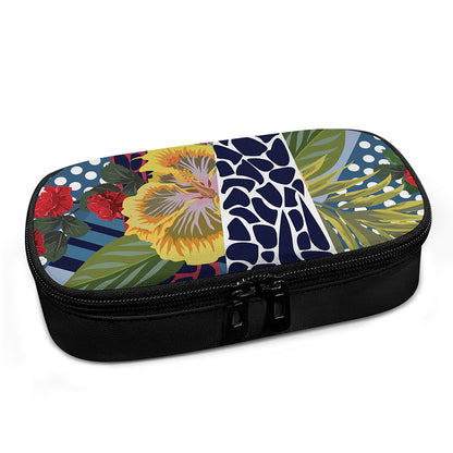 Exotic Patchwork Pattern Print Insulin Cooler Travel Case