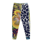 Exotic Patchwork Pattern Print Jogger Pants