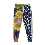 Exotic Patchwork Pattern Print Jogger Pants