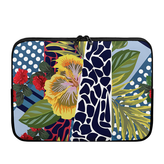 Exotic Patchwork Pattern Print Laptop Sleeve