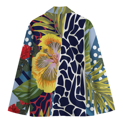 Exotic Patchwork Pattern Print Men's Blazer