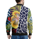 Exotic Patchwork Pattern Print Men's Bomber Jacket