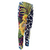 Exotic Patchwork Pattern Print Men's Compression Pants