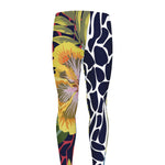 Exotic Patchwork Pattern Print Men's leggings