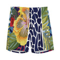 Exotic Patchwork Pattern Print Men's Athletic Shorts