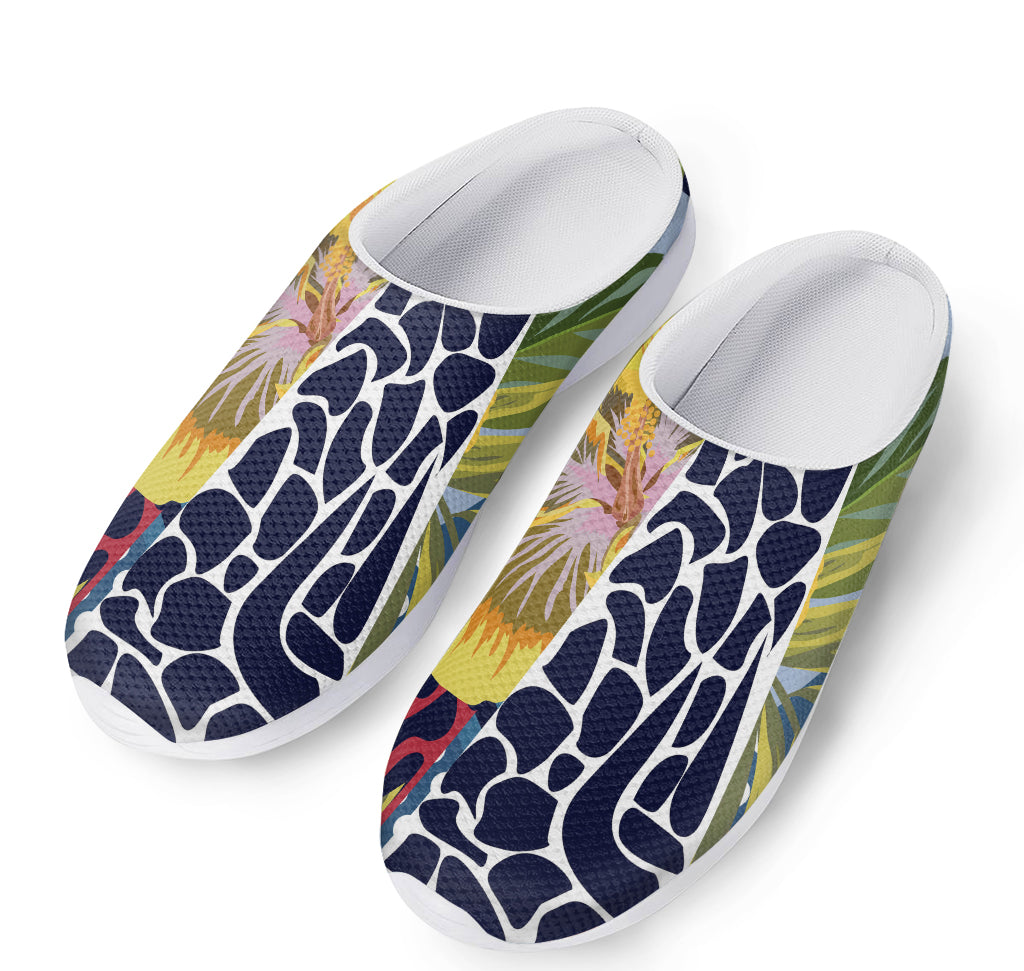 Exotic Patchwork Pattern Print Mesh Casual Shoes
