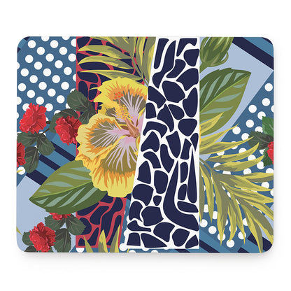 Exotic Patchwork Pattern Print Mouse Pad