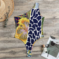 Exotic Patchwork Pattern Print One Shoulder Bodysuit