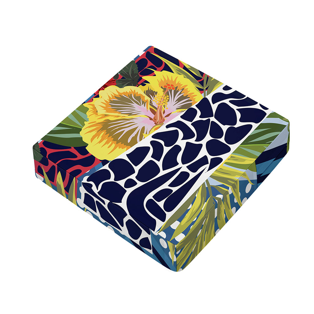 Exotic Patchwork Pattern Print Outdoor Seat Cushion Cover