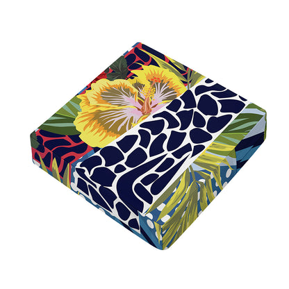 Exotic Patchwork Pattern Print Outdoor Seat Cushion Cover