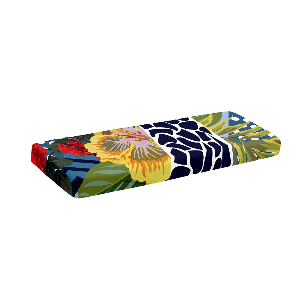 Exotic Patchwork Pattern Print Piano Keyboard Cover