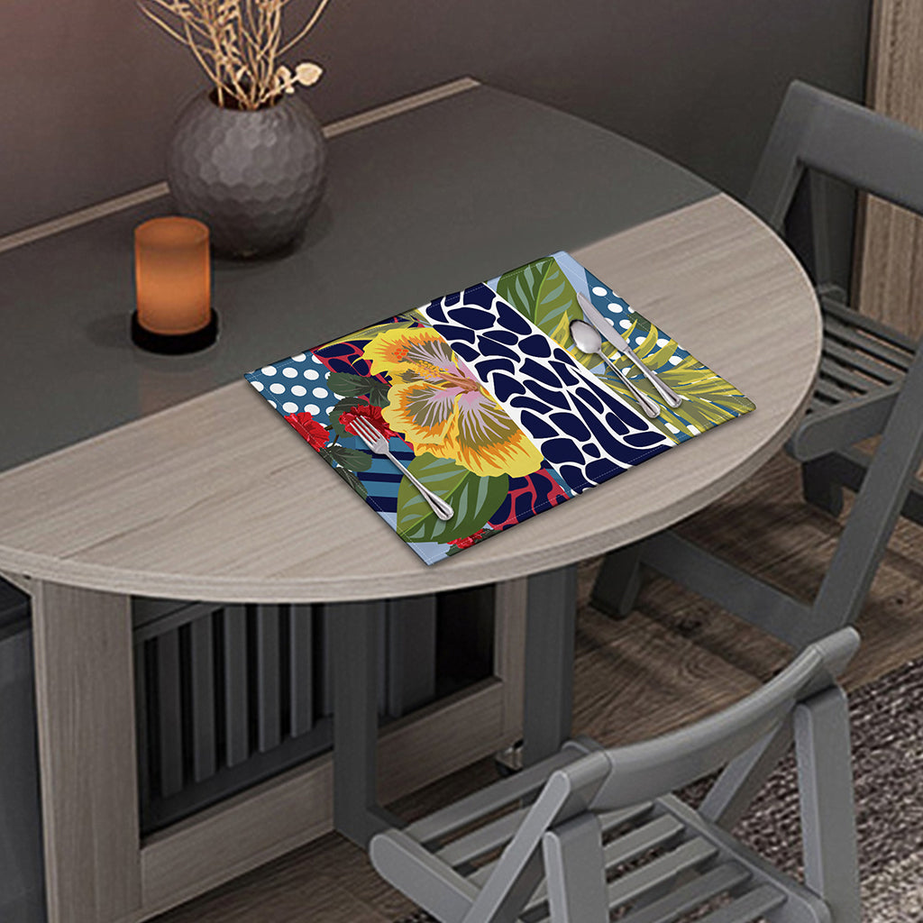 Exotic Patchwork Pattern Print Placemat