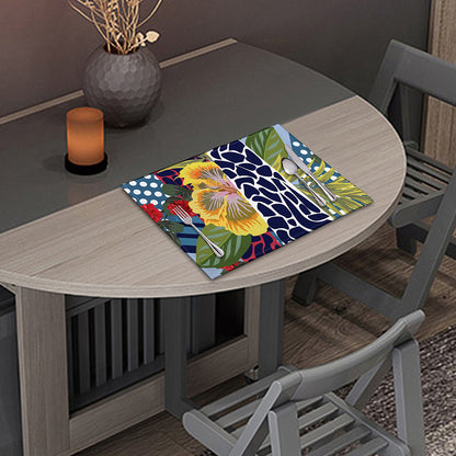 Exotic Patchwork Pattern Print Placemat