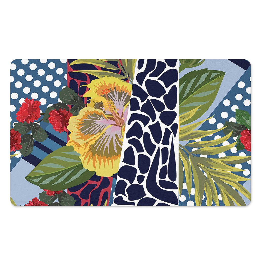 Exotic Patchwork Pattern Print Polyester Doormat