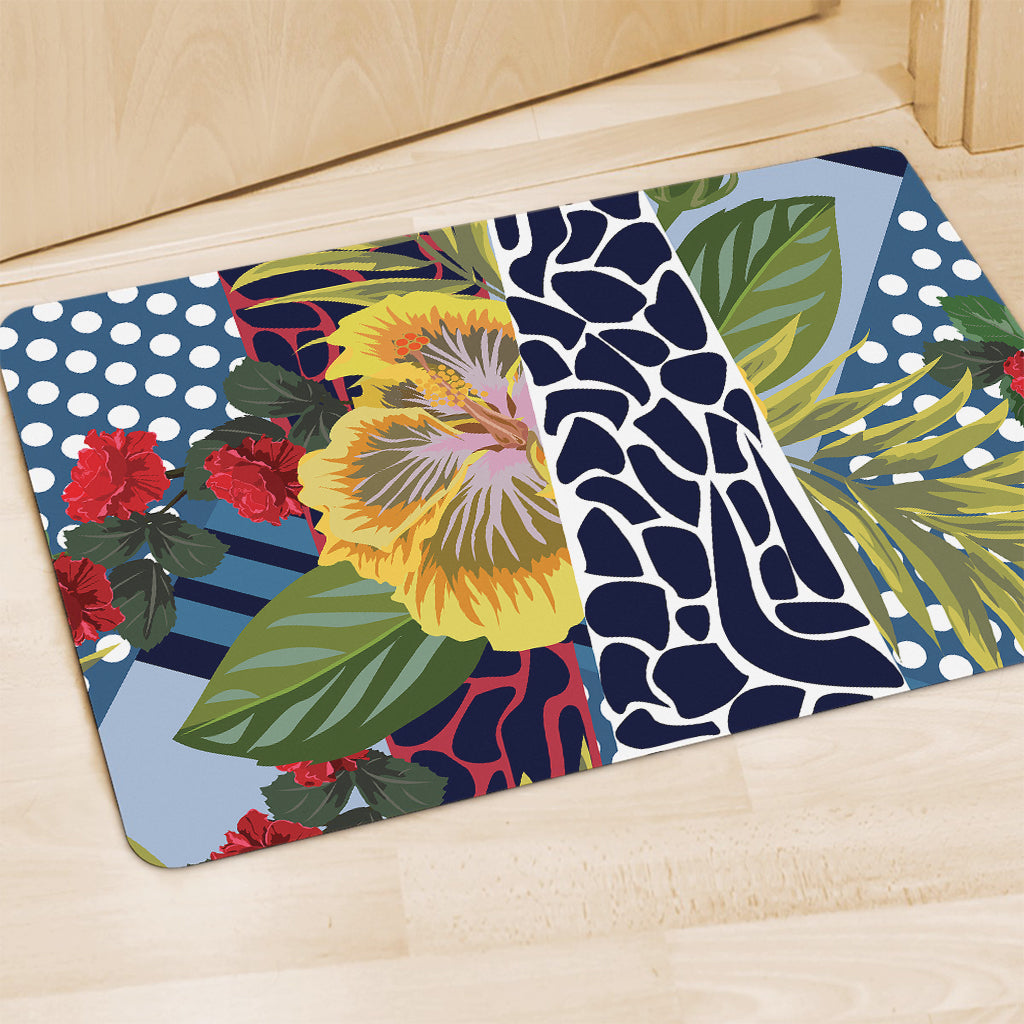 Exotic Patchwork Pattern Print Polyester Doormat