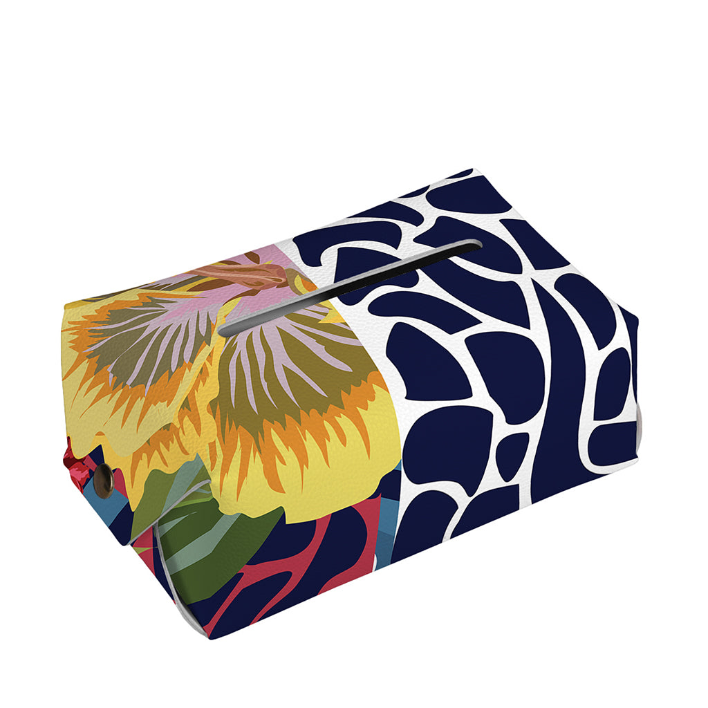 Exotic Patchwork Pattern Print Rectangle Tissue Box Cover