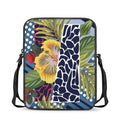 Exotic Patchwork Pattern Print Rectangular Crossbody Bag