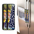 Exotic Patchwork Pattern Print Refrigerator Handle Covers