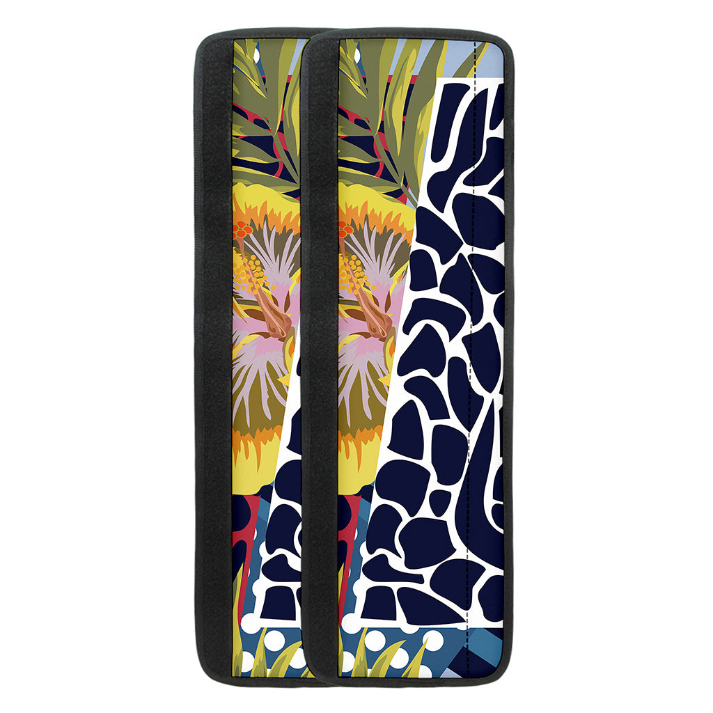 Exotic Patchwork Pattern Print Refrigerator Handle Covers