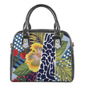 Exotic Patchwork Pattern Print Shoulder Handbag