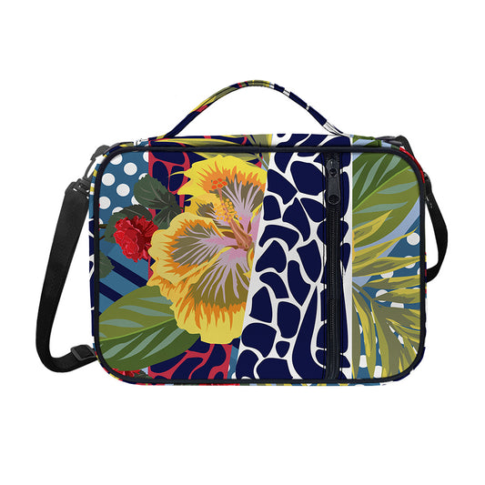 Exotic Patchwork Pattern Print Shoulder Strap Bible Bag