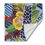 Exotic Patchwork Pattern Print Silk Bandana