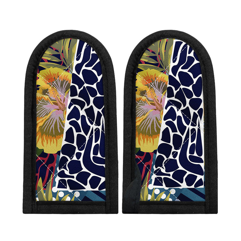 Exotic Patchwork Pattern Print Skillet Handle Cover