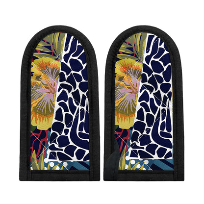 Exotic Patchwork Pattern Print Skillet Handle Cover