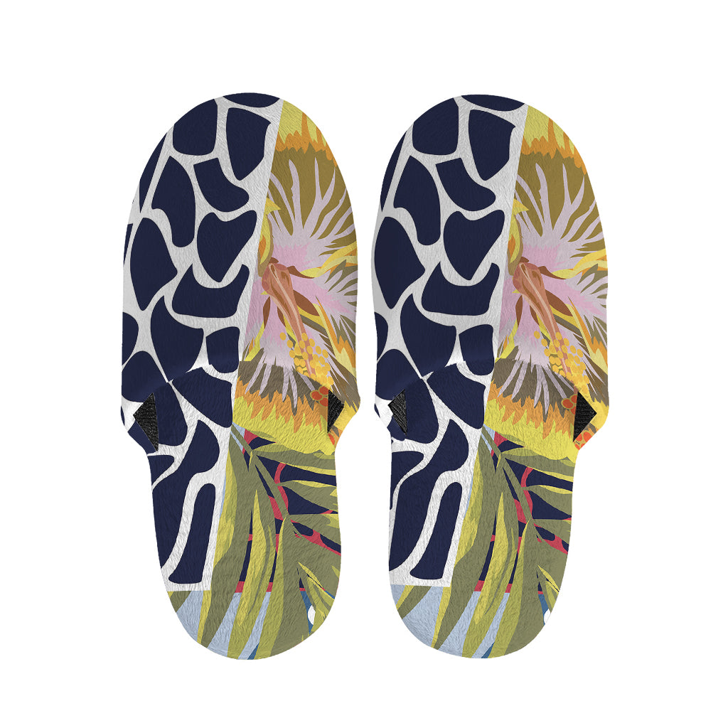 Exotic Patchwork Pattern Print Slippers