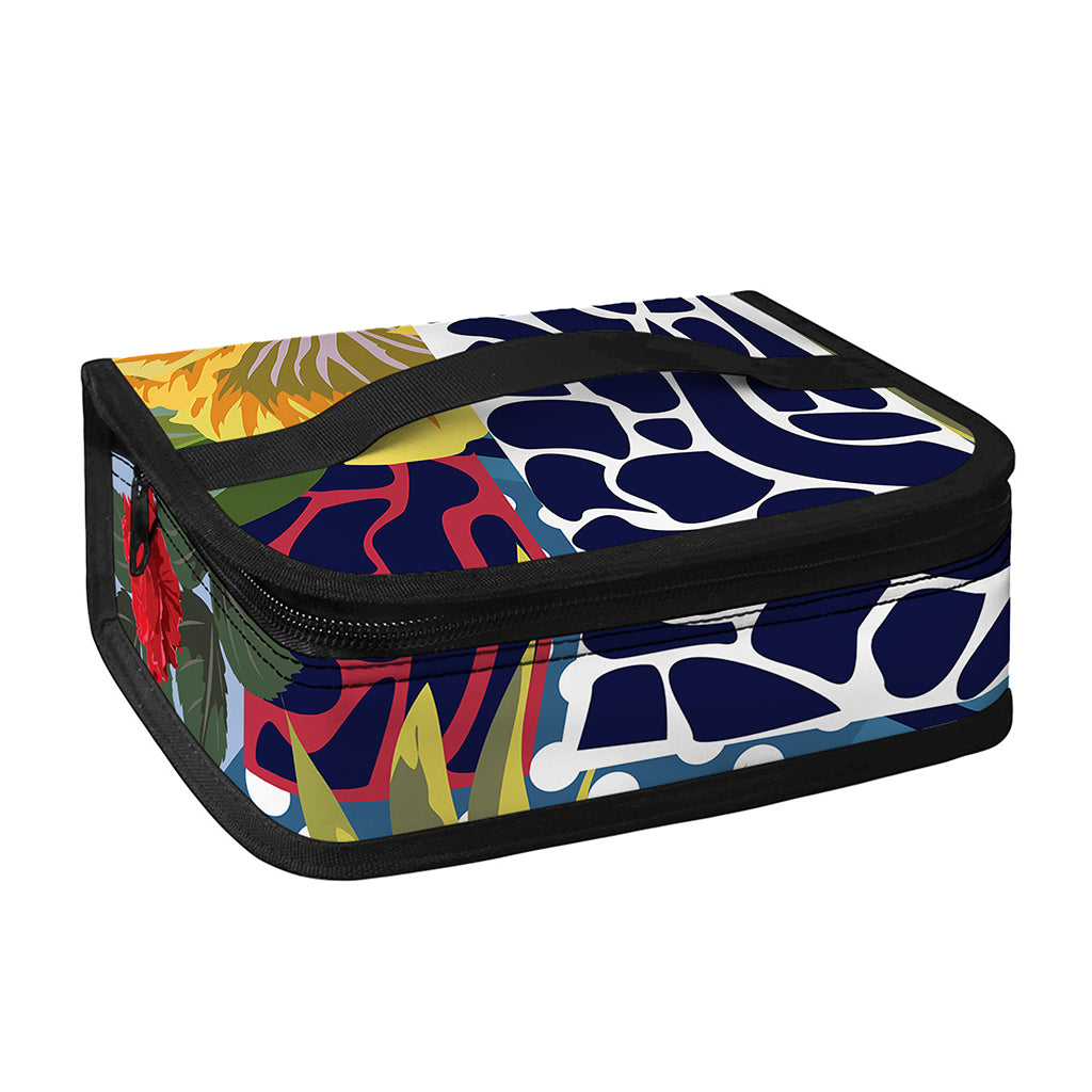 Exotic Patchwork Pattern Print Small Lunch Bag