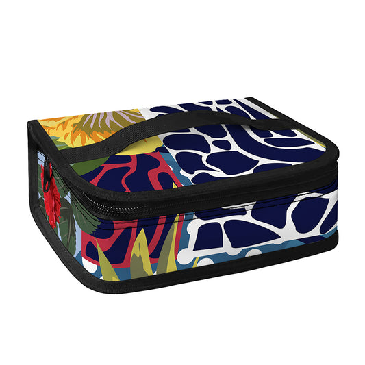 Exotic Patchwork Pattern Print Small Lunch Bag