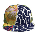 Exotic Patchwork Pattern Print Snapback Cap