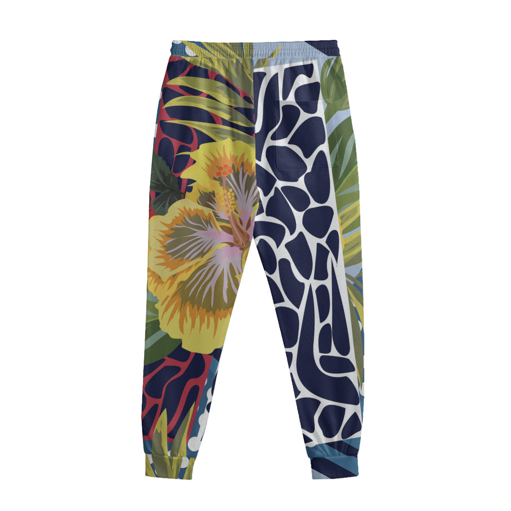 Exotic Patchwork Pattern Print Sweatpants
