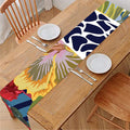 Exotic Patchwork Pattern Print Table Runner