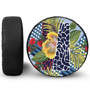 Exotic Patchwork Pattern Print Tire Cover