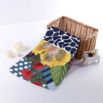 Exotic Patchwork Pattern Print Towel