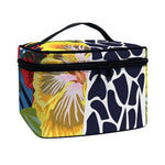 Exotic Patchwork Pattern Print Travel Makeup Bag