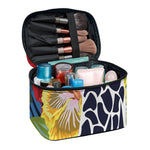 Exotic Patchwork Pattern Print Travel Makeup Bag