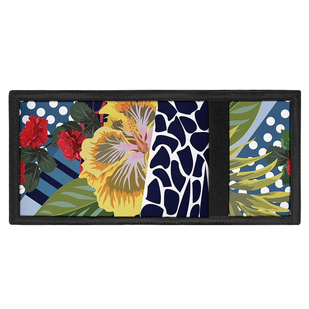 Exotic Patchwork Pattern Print Trifold Wallet