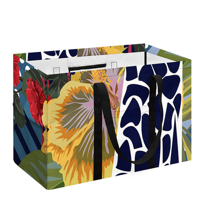 Exotic Patchwork Pattern Print Utility Tote Bag