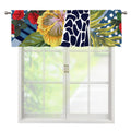 Exotic Patchwork Pattern Print Window Valance