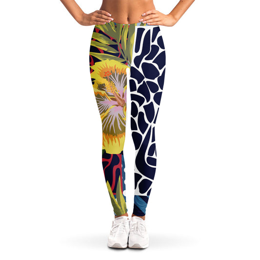 Exotic Patchwork Pattern Print Women's Leggings