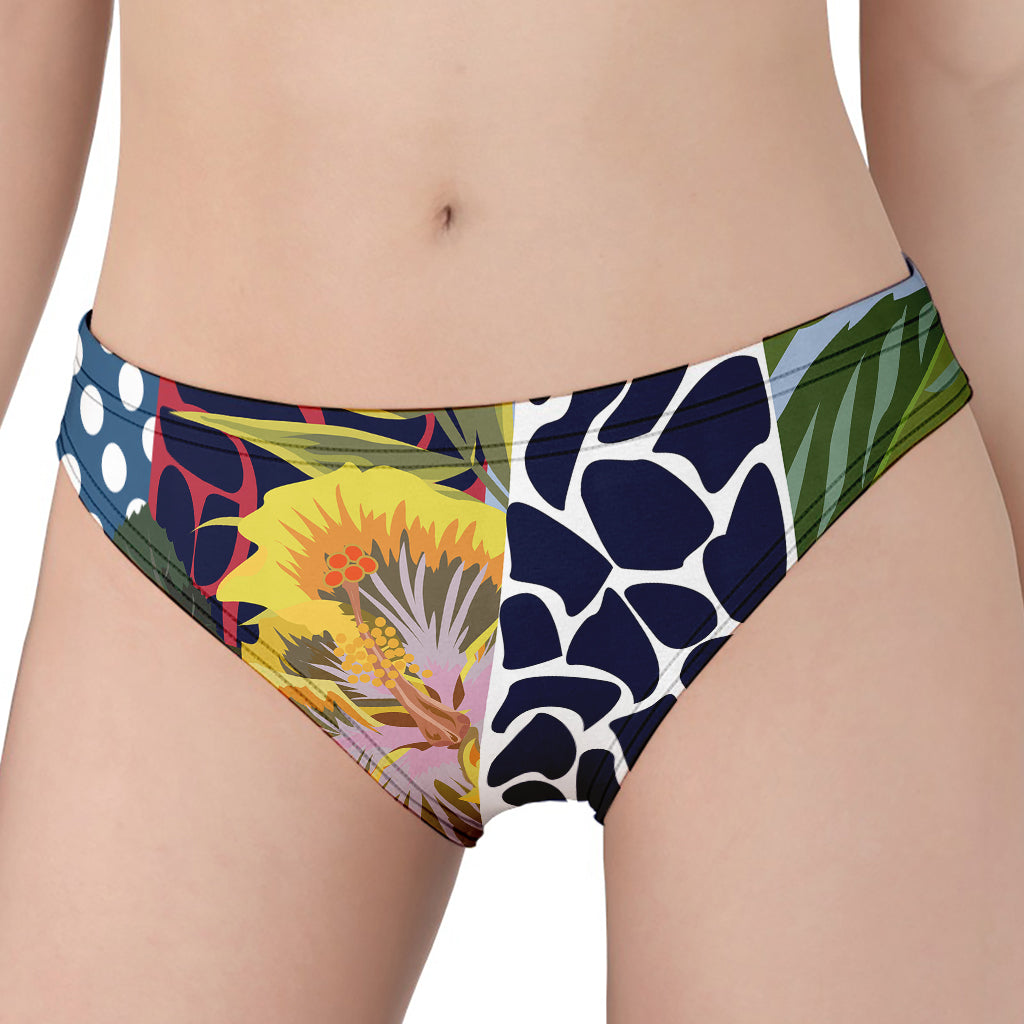 Exotic Patchwork Pattern Print Women's Panties