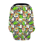 Exotic Tropical Giraffe Pattern Print Baby Seat Cover
