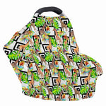 Exotic Tropical Giraffe Pattern Print Baby Seat Cover
