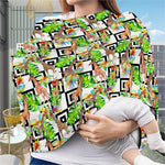 Exotic Tropical Giraffe Pattern Print Baby Seat Cover