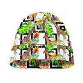 Exotic Tropical Giraffe Pattern Print Beanie