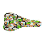 Exotic Tropical Giraffe Pattern Print Bicycle Seat Cover