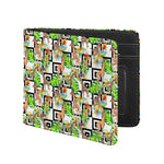 Exotic Tropical Giraffe Pattern Print Bifold Wallet